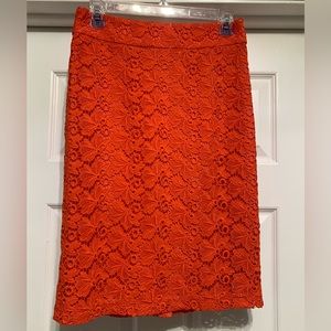 NWOT ANN TAYLOR LACE SKIRT SZ 2
